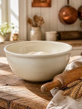 Vintage Farmhouse Earthwear Mixing Bowl (READ DESCRIPTION)